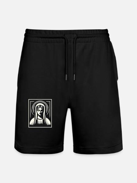 Modern Madonna - Stanley/Stella Trainer Unisex Organic Jogging Shorts - black