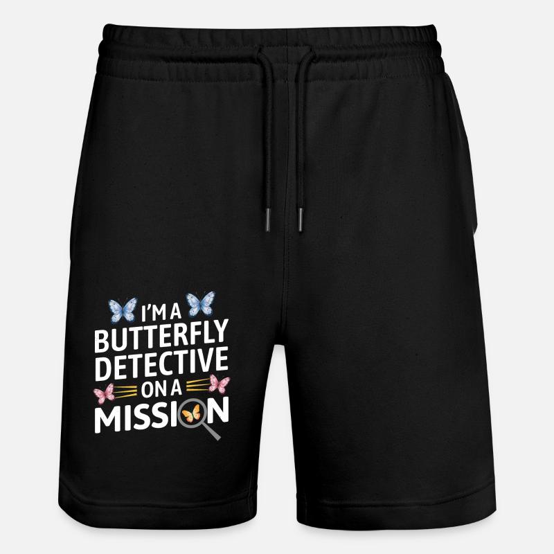 papillons papillons collectionneur d’insectes Entomologie - Short de jogging bio TRAINER Stanley/Stella unisexe - noir