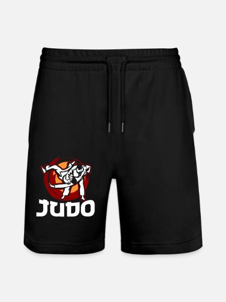 judo - Stanley/Stella Trainer Unisex Organic Jogging Shorts - black