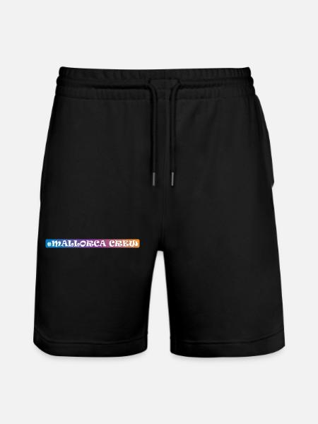 Mallorca Crew - Stanley/Stella Trainer Unisex Organic Jogging Shorts - black