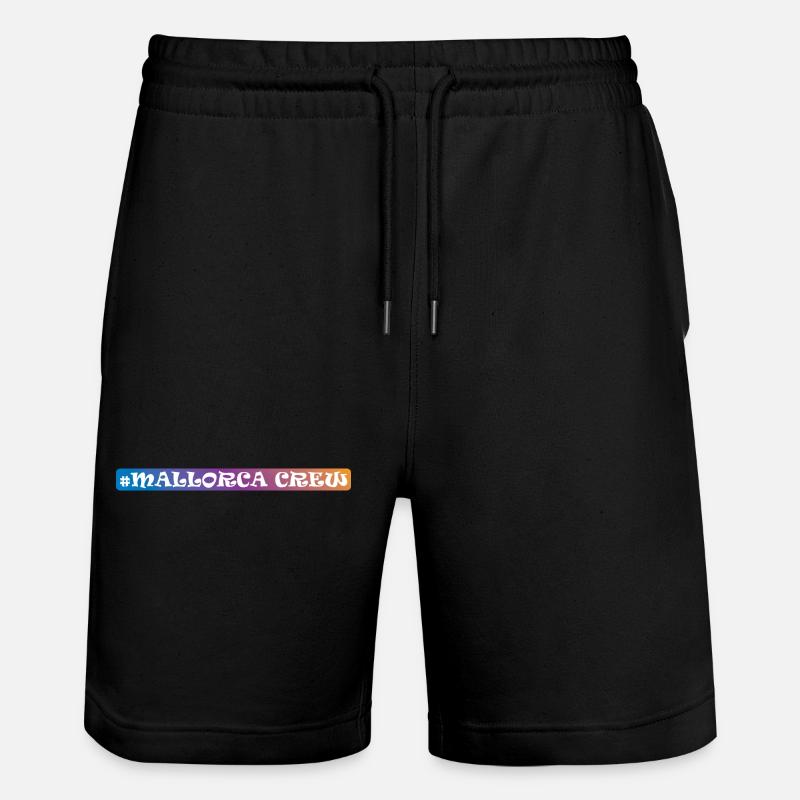 Mallorca Crew - Stanley/Stella Unisex Bio Joggingshorts Trainer  - Schwarz