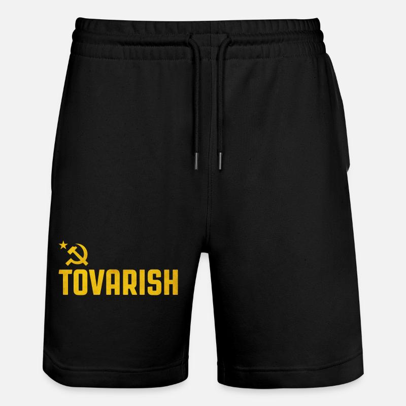 Tovarish - Short de jogging bio TRAINER Stanley/Stella unisexe - noir