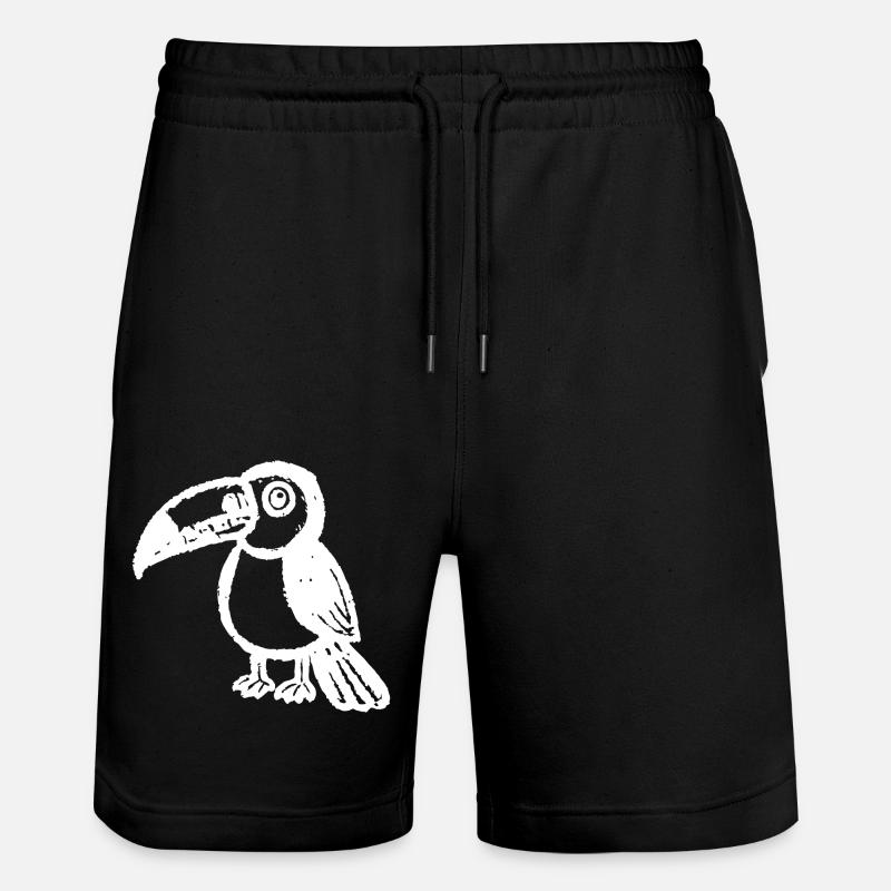 Toucan Oiseau Exotique - Short de jogging bio TRAINER Stanley/Stella unisexe - noir