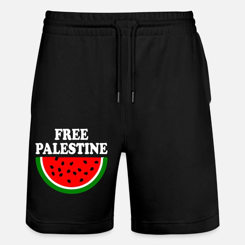 Free palestine - Short de jogging bio TRAINER Stanley/Stella unisexe - noir