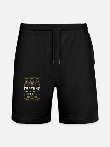 Readers Future Tarot Cards Palmistry - Stanley/Stella Trainer Unisex Organic Jogging Shorts - black