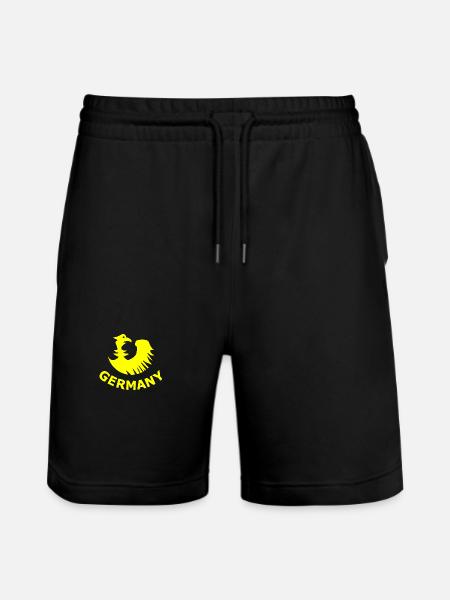 The power from Germany - Stanley/Stella Trainer Unisex Organic Jogging Shorts - black
