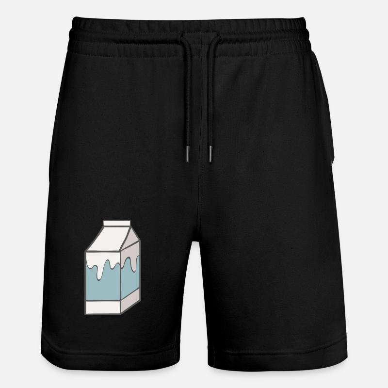 Lait - Short de jogging bio TRAINER Stanley/Stella unisexe - noir