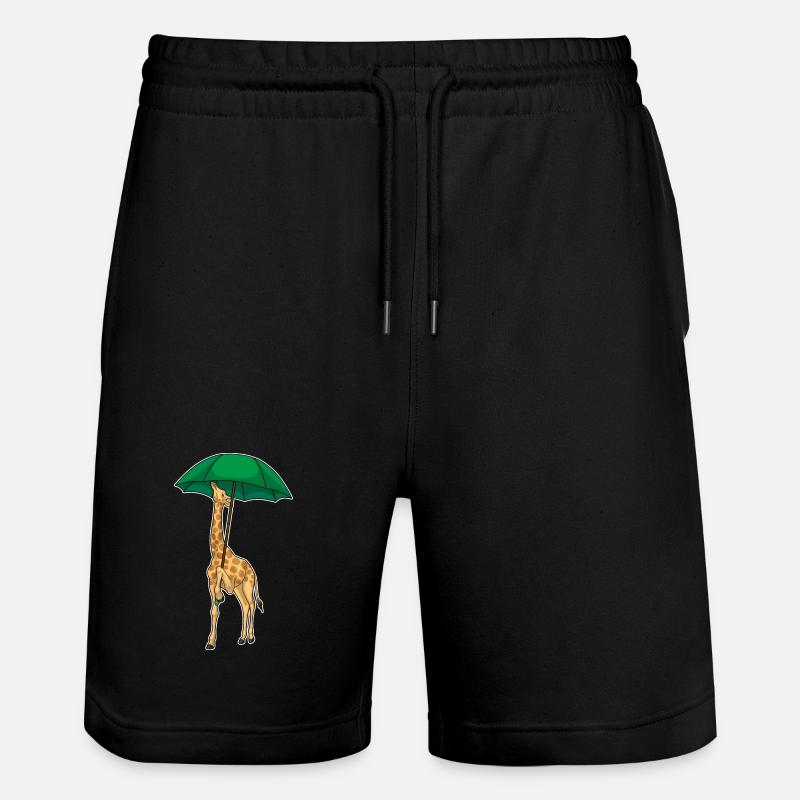 Parapluie girafe - Short de jogging bio TRAINER Stanley/Stella unisexe - noir