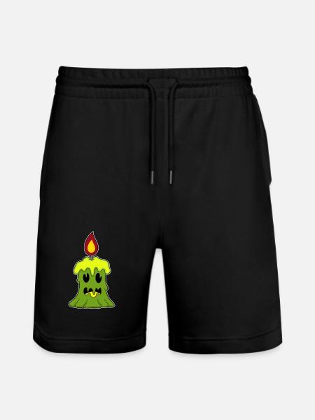 Bougie Halloween - Short de jogging bio TRAINER Stanley/Stella unisexe - noir
