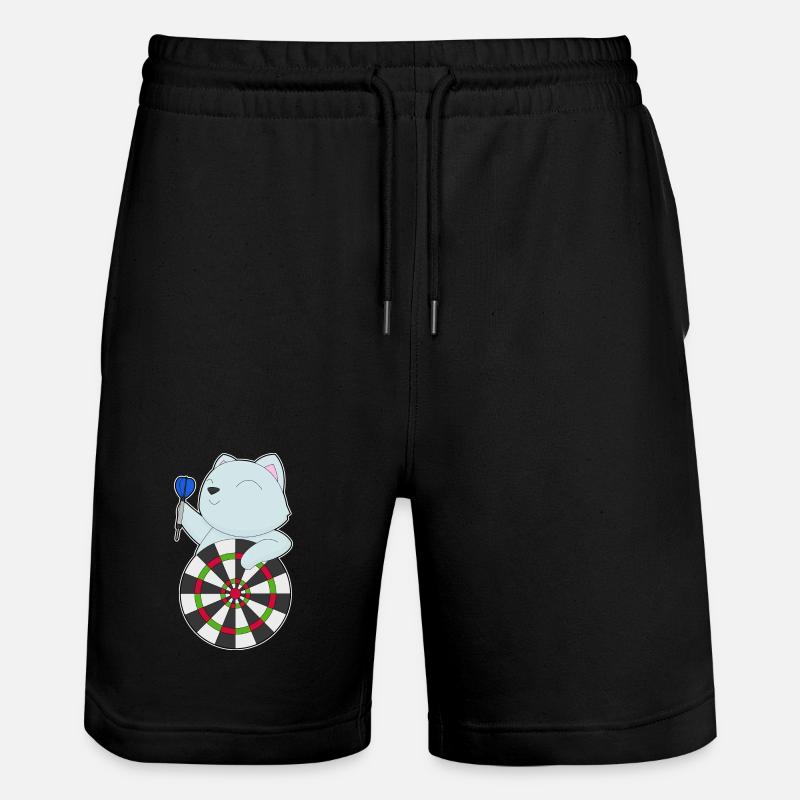 Cible de fléchettes pour chat - Short de jogging bio TRAINER Stanley/Stella unisexe - noir