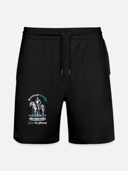 Horse wash - Stanley/Stella Trainer Unisex Organic Jogging Shorts - black