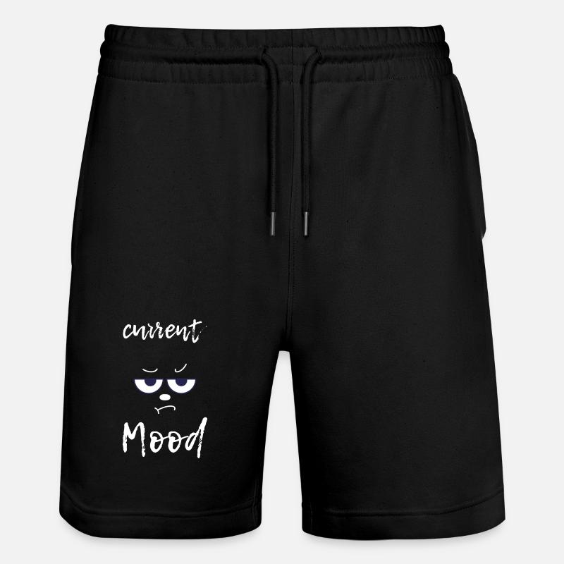 Current Mood funny - Stanley/Stella Unisex Bio Joggingshorts Trainer  - Schwarz