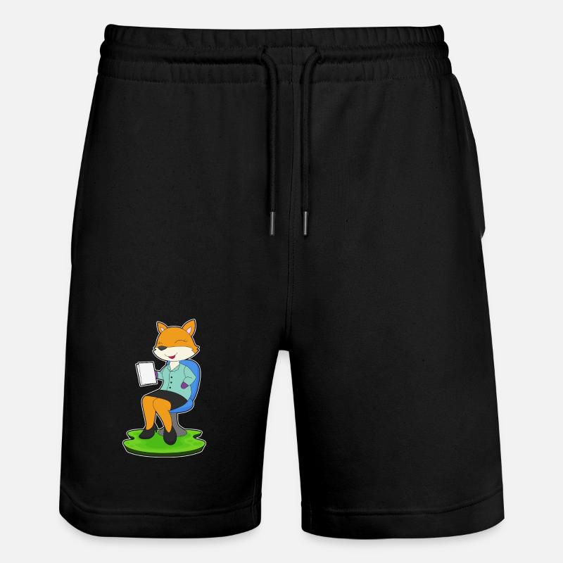 Note du secrétaire Fox - Short de jogging bio TRAINER Stanley/Stella unisexe - noir