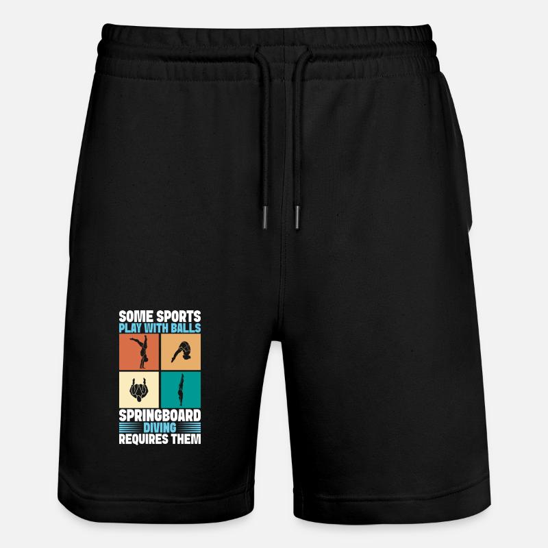 Plongeoir - Short de jogging bio TRAINER Stanley/Stella unisexe - noir