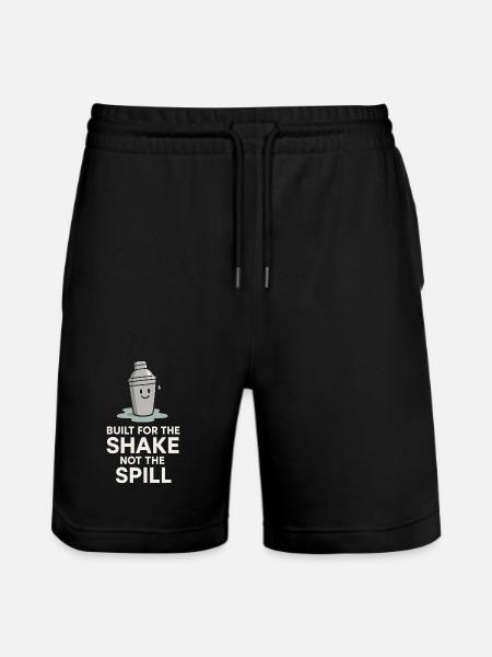 Shaker Stuck Beginner Mixologist - Stanley/Stella Trainer Unisex Organic Jogging Shorts - black