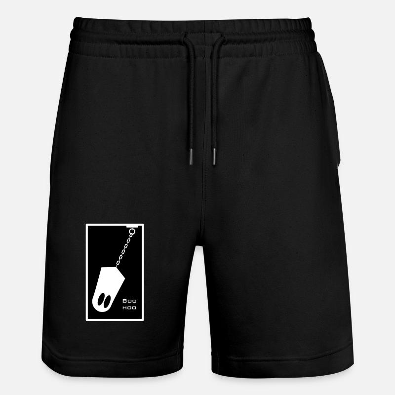Geist in der Kette - Stanley/Stella Unisex Bio Joggingshorts Trainer  - Schwarz