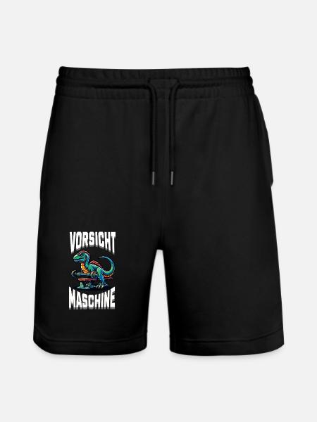 Gym Shirt – Beware Machine - Stanley/Stella Trainer Unisex Organic Jogging Shorts - black