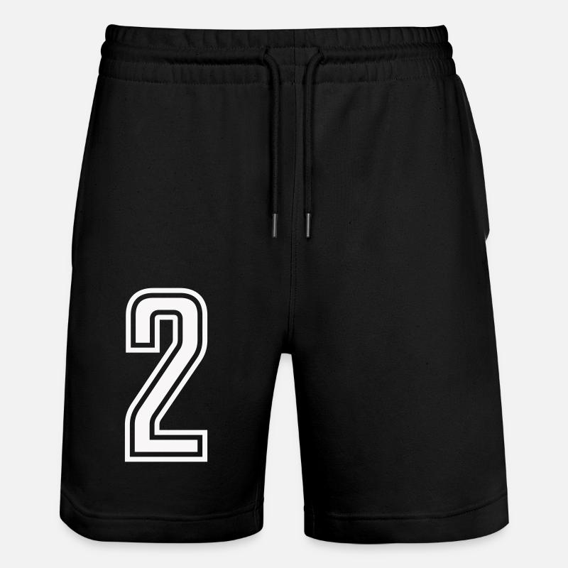 2 - Stanley/Stella Trainer Unisex Organic Jogging Shorts - black