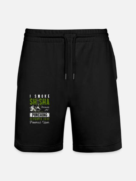 Hookah Delight Pipe Oriental - Stanley/Stella Trainer Unisex Organic Jogging Shorts - black