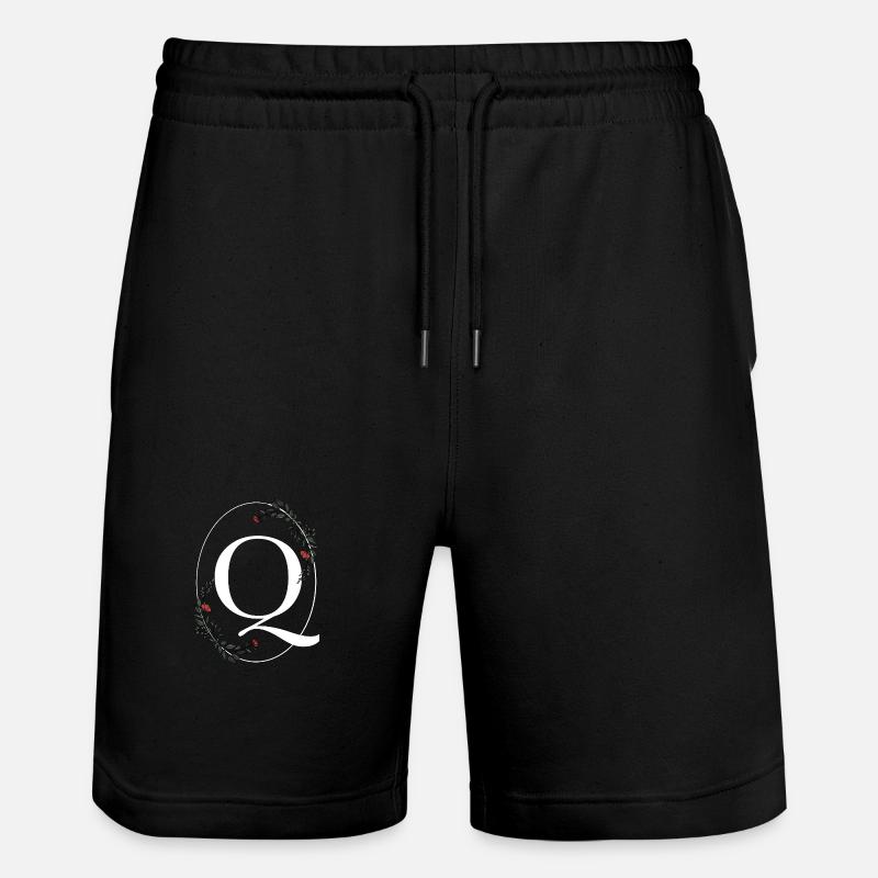 Lettre Q - Short de jogging bio TRAINER Stanley/Stella unisexe - noir
