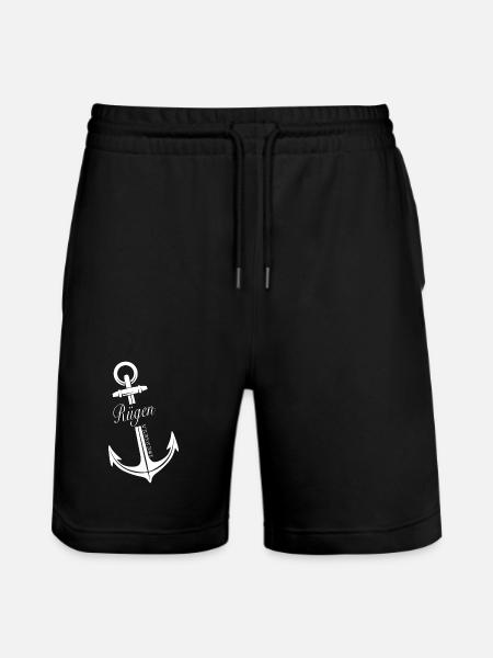 Rügen - Stanley/Stella Unisex Bio Joggingshorts Trainer - Schwarz