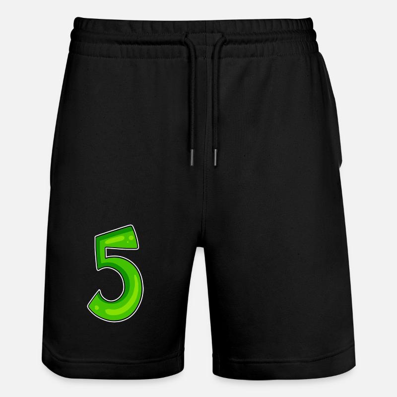 Numéro 5 Numéro Vert - Short de jogging bio TRAINER Stanley/Stella unisexe - noir