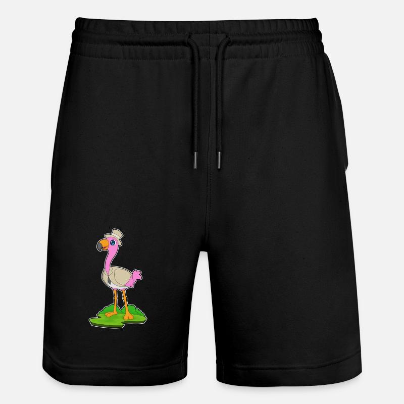 Flamingo Groom Blazer Mariage - Short de jogging bio TRAINER Stanley/Stella unisexe - noir