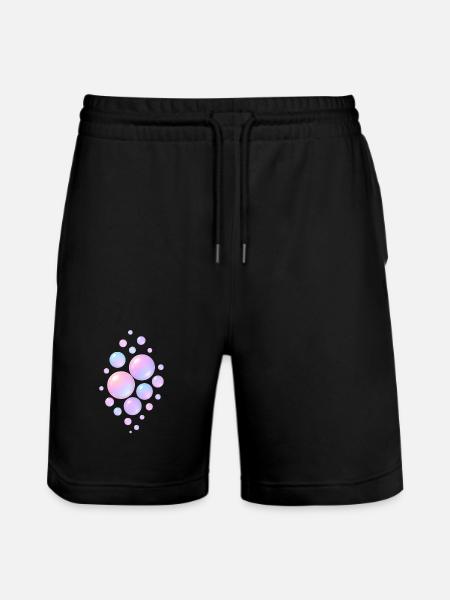 Dreamy Bubbles - Stanley/Stella Trainer Unisex Organic Jogging Shorts - black