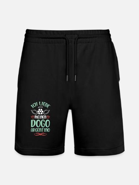 J’adore mon chien argentin - Short de jogging bio TRAINER Stanley/Stella unisexe - noir