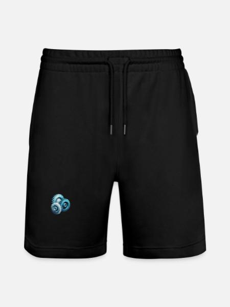 Engrenages Polygone - Short de jogging bio TRAINER Stanley/Stella unisexe - noir