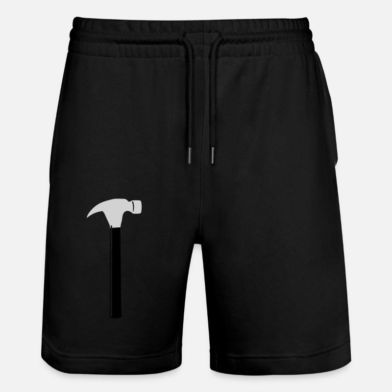 Marteau à outils - Short de jogging bio TRAINER Stanley/Stella unisexe - noir