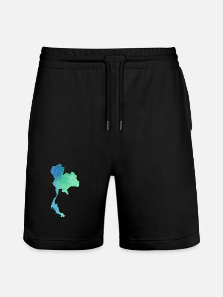 Thailand - Stanley/Stella Unisex Bio Joggingshorts Trainer - Schwarz