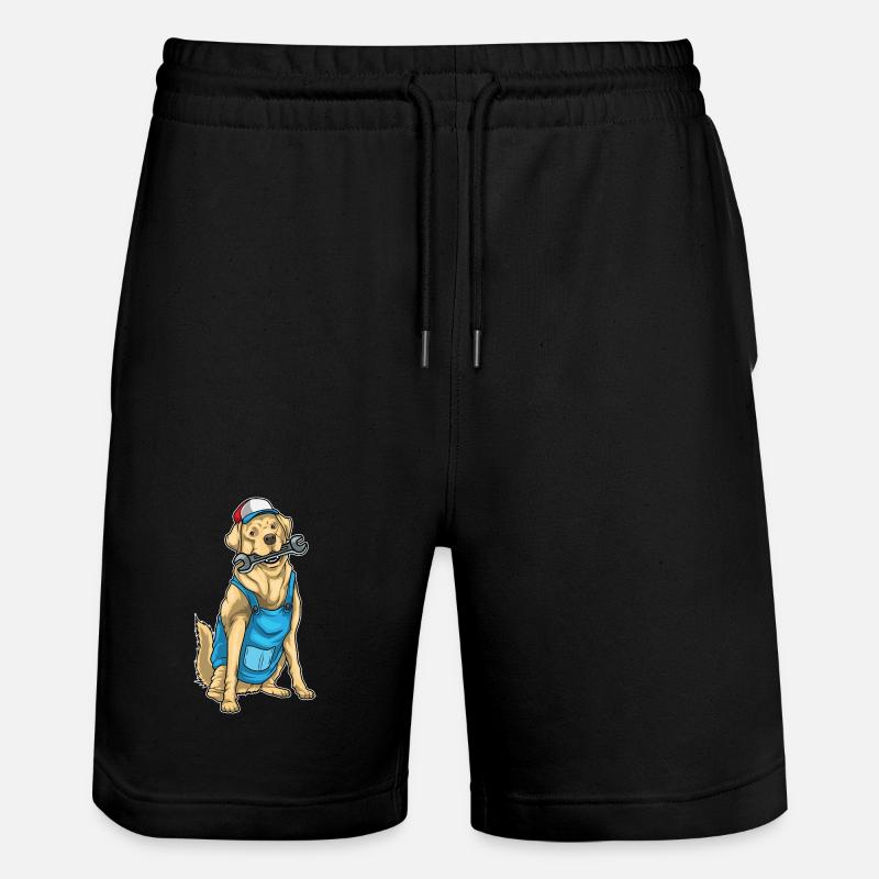 Clé d’artisanat Labrador - Short de jogging bio TRAINER Stanley/Stella unisexe - noir