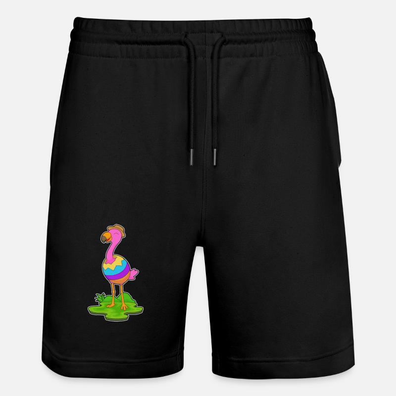 Oeuf de Pâques Flamingo - Short de jogging bio TRAINER Stanley/Stella unisexe - noir