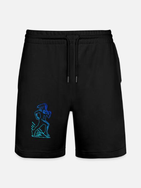 Running perfect for any race - Stanley/Stella Trainer Unisex Organic Jogging Shorts - black