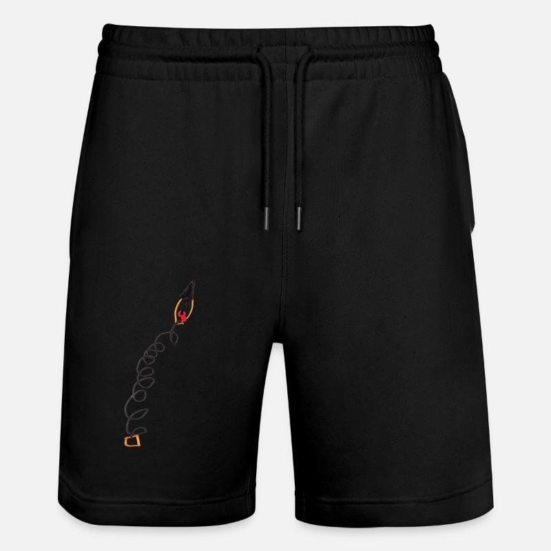 Jack-in-the-Box (transparent) - Stanley/Stella Unisex Bio Joggingshorts Trainer  - Schwarz
