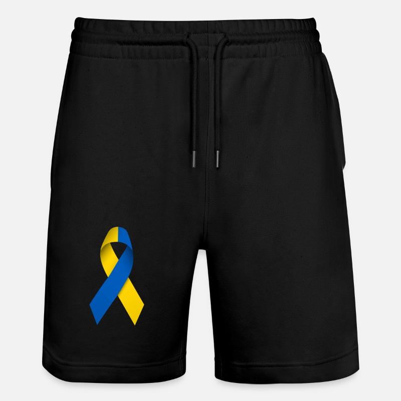 Boucle de la paix ukrainienne - Short de jogging bio TRAINER Stanley/Stella unisexe - noir