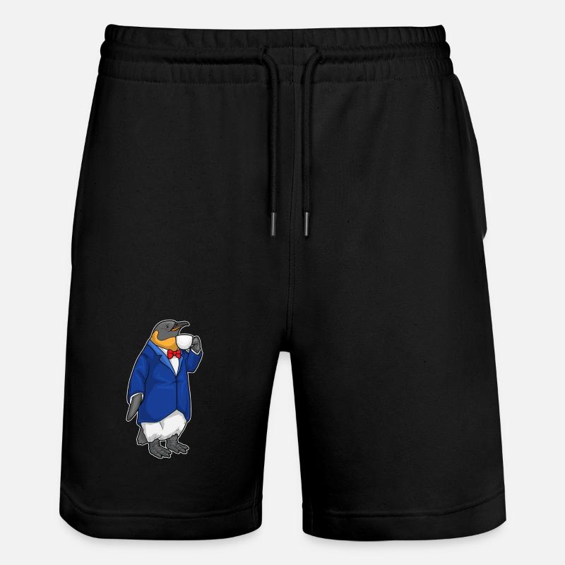 Mole Mug - Stanley/Stella Trainer Unisex Organic Jogging Shorts - black