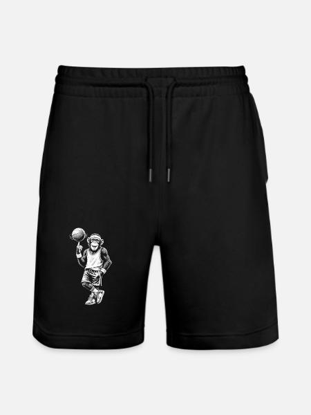Basketball - Stanley/Stella Unisex Bio Joggingshorts Trainer - Schwarz