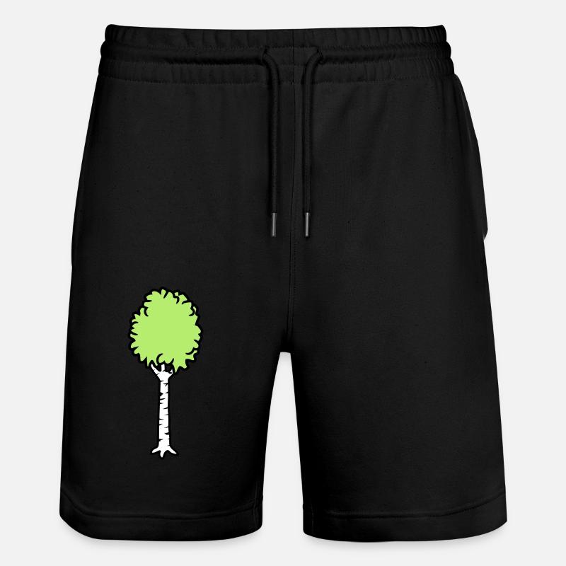 Birke Bäumchen Cool - Short de jogging bio TRAINER Stanley/Stella unisexe - noir