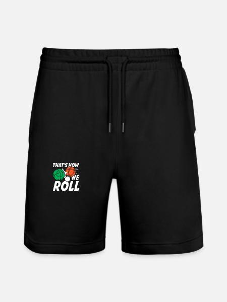 That's How We Roll - Stanley/Stella Unisex Bio Joggingshorts Trainer - Schwarz
