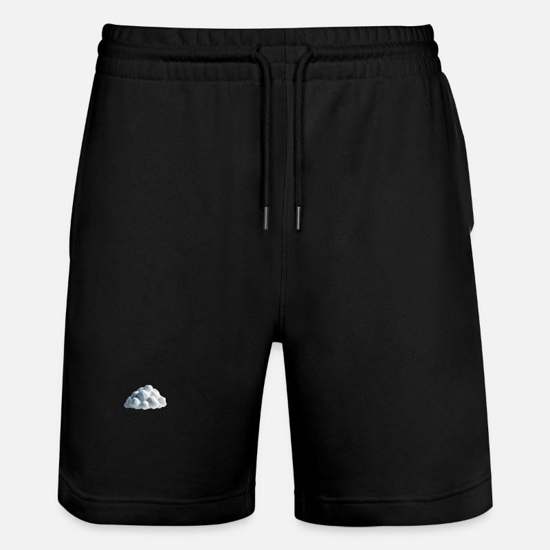 Polygone de nuages - Short de jogging bio TRAINER Stanley/Stella unisexe - noir