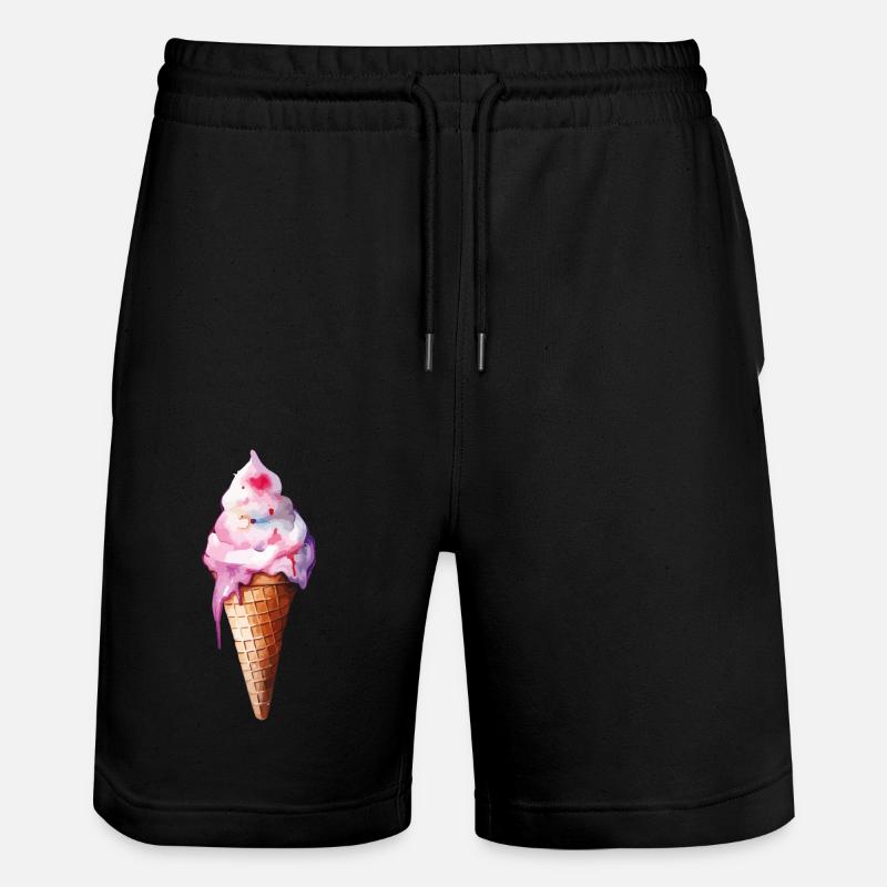 Glace - Short de jogging bio TRAINER Stanley/Stella unisexe - noir