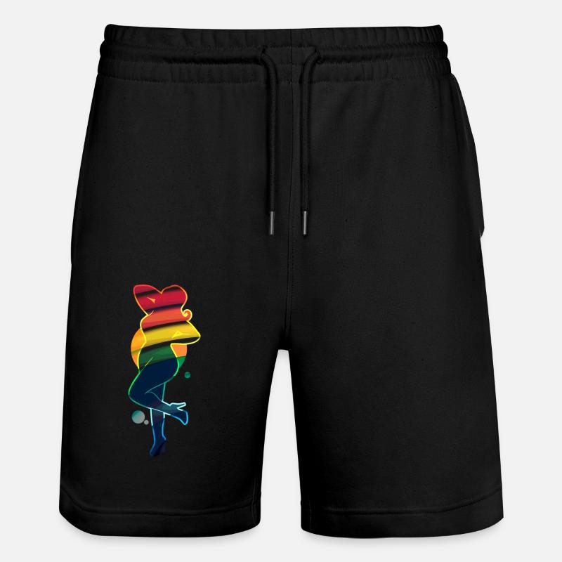 Femme arc-en-ciel - Short de jogging bio TRAINER Stanley/Stella unisexe - noir