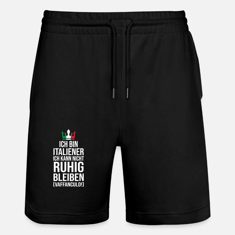 Italie Vaffanculo italien - Short de jogging bio TRAINER Stanley/Stella unisexe - noir