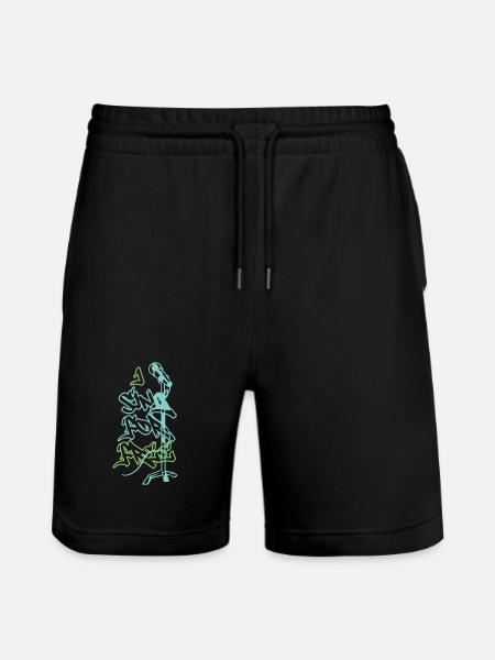 I Sing for Free - Stanley/Stella Trainer Unisex Organic Jogging Shorts - black