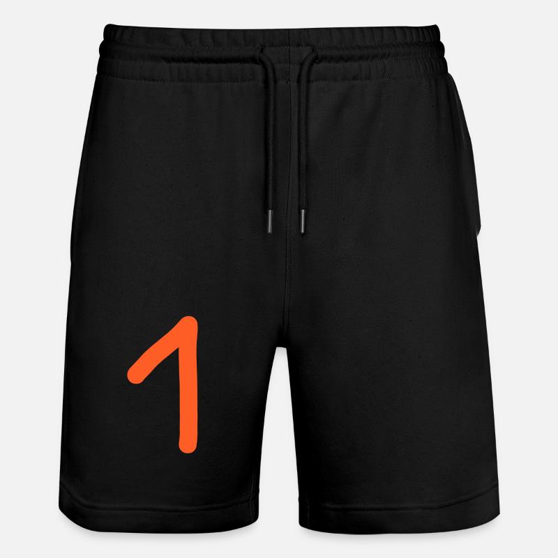 1 numéro un anniversaire - Short de jogging bio TRAINER Stanley/Stella unisexe - noir