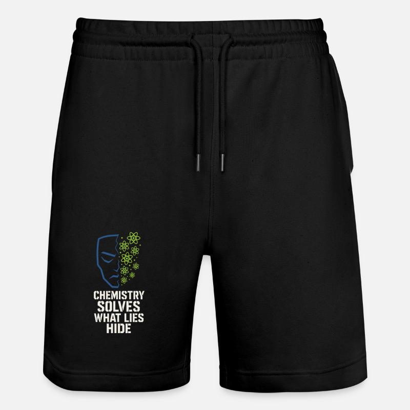 Forensic Chemist Crime Lab Toxicology - Stanley/Stella Trainer Unisex Organic Jogging Shorts - black
