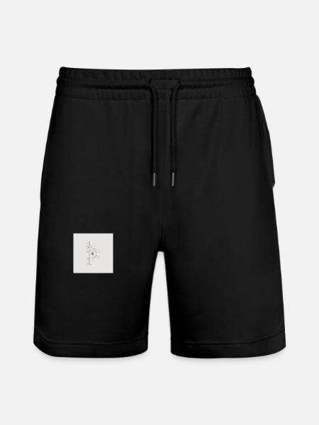 Photography Logo Star Flash - Stanley/Stella Trainer Unisex Organic Jogging Shorts - black