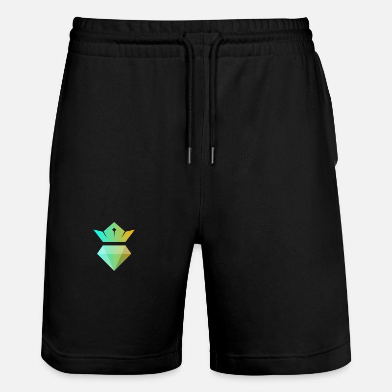 Couronne dégradée sur diamant - Short de jogging bio TRAINER Stanley/Stella unisexe - noir